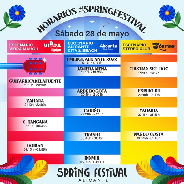 El Spring Festival 2022 ya está aquí horarios y nuevas sorpresas