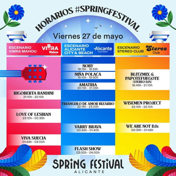 El Spring Festival 2022 ya está aquí horarios y nuevas sorpresas